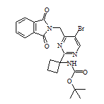 2-[[5-Bromo-2-[1-(Boc-amino)cyclobutyl]-4-pyrimidinyl]methyl]isoindoline-1,3-dione