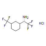 (1S)-2,2,2-Trifluoro-1-[3-(trifluoromethyl)cyclohexyl]ethanamine Hydrochloride