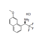 (R)-2,2,2-Trifluoro-1-(7-methoxy-1-naphthyl)ethanamine Hydrochloride