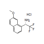 (S)-2,2,2-Trifluoro-1-(7-methoxy-1-naphthyl)ethanamine Hydrochloride