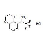 1-(2,3-Dihydrobenzo[b][1,4]dioxin-5-yl)-2,2,2-trifluoroethanamine Hydrochloride