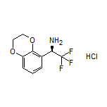 (R)-1-(2,3-Dihydrobenzo[b][1,4]dioxin-5-yl)-2,2,2-trifluoroethanamine Hydrochloride