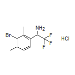 1-(3-Bromo-2,4-dimethylphenyl)-2,2,2-trifluoroethanamine Hydrochloride