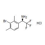 (R)-1-(3-Bromo-2,4-dimethylphenyl)-2,2,2-trifluoroethanamine Hydrochloride