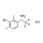 (S)-1-(3-Bromo-2,4-dimethylphenyl)-2,2,2-trifluoroethanamine Hydrochloride