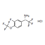 (S)-2,2,2-Trifluoro-1-[3-fluoro-4-(trifluoromethoxy)phenyl]ethanamine Hydrochloride