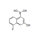 5-Fluoro-3-hydroxynaphthalene-1-boronic Acid