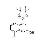 5-Fluoro-3-hydroxynaphthalene-1-boronic Acid Pinacol Ester