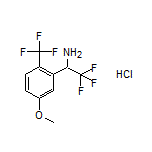 2,2,2-Trifluoro-1-[5-methoxy-2-(trifluoromethyl)phenyl]ethanamine Hydrochloride