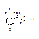 (R)-2,2,2-Trifluoro-1-[5-methoxy-2-(trifluoromethyl)phenyl]ethanamine Hydrochloride