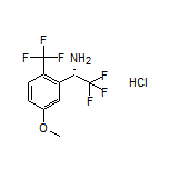 (S)-2,2,2-Trifluoro-1-[5-methoxy-2-(trifluoromethyl)phenyl]ethanamine Hydrochloride