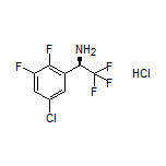 (R)-1-(5-Chloro-2,3-difluorophenyl)-2,2,2-trifluoroethanamine Hydrochloride