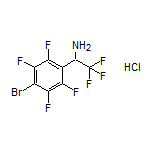 1-(4-Bromo-2,3,5,6-tetrafluorophenyl)-2,2,2-trifluoroethanamine Hydrochloride