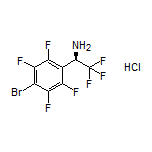 (R)-1-(4-Bromo-2,3,5,6-tetrafluorophenyl)-2,2,2-trifluoroethanamine Hydrochloride