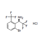 (R)-1-[2-Bromo-6-(trifluoromethyl)phenyl]-2,2,2-trifluoroethanamine Hydrochloride