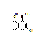 8-Chloro-3-hydroxynaphthalene-1-boronic Acid