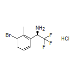 (R)-1-(3-Bromo-2-methylphenyl)-2,2,2-trifluoroethanamine Hydrochloride