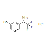 (S)-1-(3-Bromo-2-methylphenyl)-2,2,2-trifluoroethanamine Hydrochloride