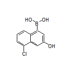 5-Chloro-3-hydroxynaphthalene-1-boronic Acid