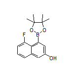 8-Fluoro-3-hydroxynaphthalene-1-boronic Acid Pinacol Ester