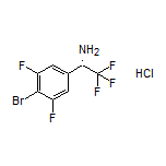 (S)-1-(4-Bromo-3,5-difluorophenyl)-2,2,2-trifluoroethanamine Hydrochloride