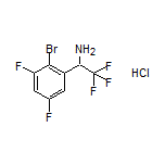 1-(2-Bromo-3,5-difluorophenyl)-2,2,2-trifluoroethanamine Hydrochloride