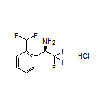 (R)-1-[2-(Difluoromethyl)phenyl]-2,2,2-trifluoroethanamine Hydrochloride