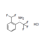 (S)-1-[2-(Difluoromethyl)phenyl]-2,2,2-trifluoroethanamine Hydrochloride