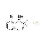 (R)-1-(2-Bromo-6-methylphenyl)-2,2,2-trifluoroethanamine Hydrochloride