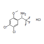 1-(4,5-Dichloro-2-methoxyphenyl)-2,2,2-trifluoroethanamine Hydrochloride