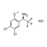 (R)-1-(4,5-Dichloro-2-methoxyphenyl)-2,2,2-trifluoroethanamine Hydrochloride