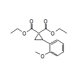 Diethyl 2-(2-Methoxyphenyl)cyclopropane-1,1-dicarboxylate