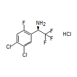 (R)-1-(4,5-Dichloro-2-fluorophenyl)-2,2,2-trifluoroethanamine Hydrochloride