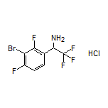 1-(3-Bromo-2,4-difluorophenyl)-2,2,2-trifluoroethanamine Hydrochloride