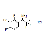 (R)-1-(3-Bromo-2,4-difluorophenyl)-2,2,2-trifluoroethanamine Hydrochloride