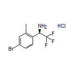 (R)-1-(4-Bromo-2-iodophenyl)-2,2,2-trifluoroethanamine Hydrochloride