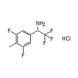 1-(3,5-Difluoro-4-methylphenyl)-2,2,2-trifluoroethanamine Hydrochloride