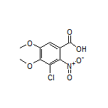 3-Chloro-4,5-dimethoxy-2-nitrobenzoic Acid