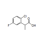 2-(2-Chloro-5-fluorophenyl)propanoic Acid