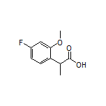 2-(4-Fluoro-2-methoxyphenyl)propanoic Acid