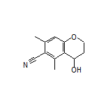 4-Hydroxy-5,7-dimethylchroman-6-carbonitrile