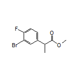 Methyl 2-(3-Bromo-4-fluorophenyl)propanoate