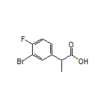 2-(3-Bromo-4-fluorophenyl)propanoic Acid