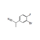 2-(3-Bromo-4-fluorophenyl)propanenitrile