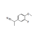 2-(3-Fluoro-4-methoxyphenyl)propanenitrile