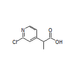 2-(2-Chloropyridin-4-yl)propanoic Acid