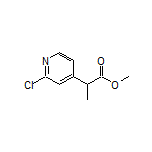 Methyl 2-(2-Chloropyridin-4-yl)propanoate