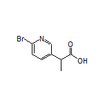 2-(6-Bromopyridin-3-yl)propanoic Acid