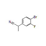 2-(4-Bromo-3-fluorophenyl)propanenitrile