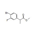 Methyl 2-(4-Bromo-3-fluorophenyl)propanoate